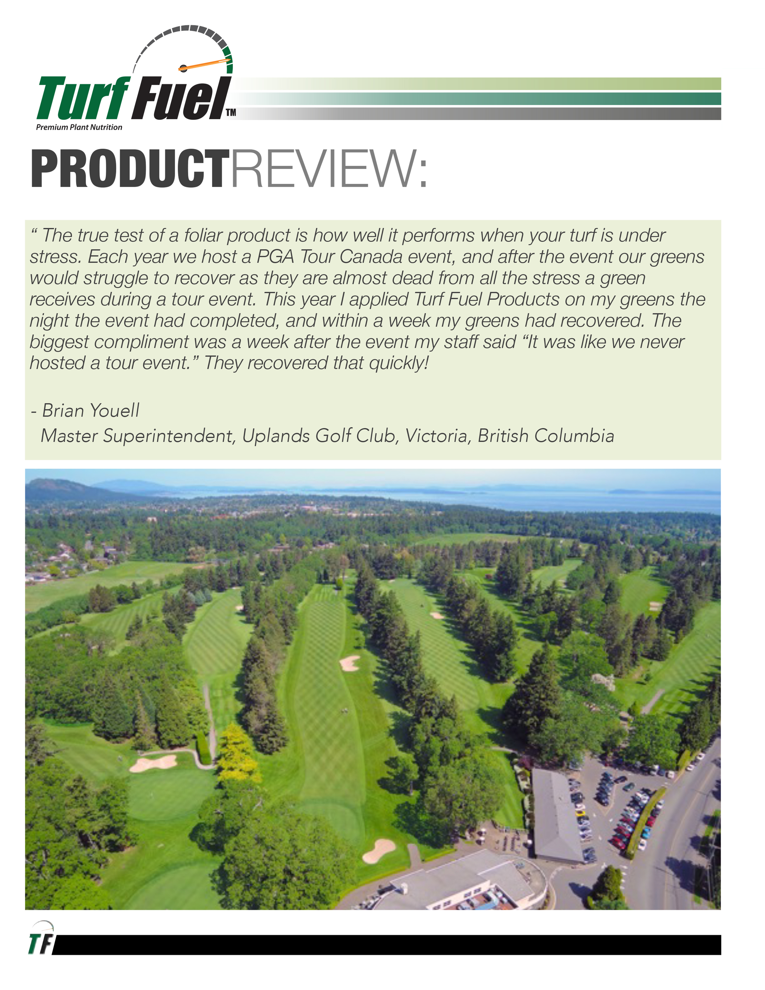 PRODUCT REVIEW Uplands GC