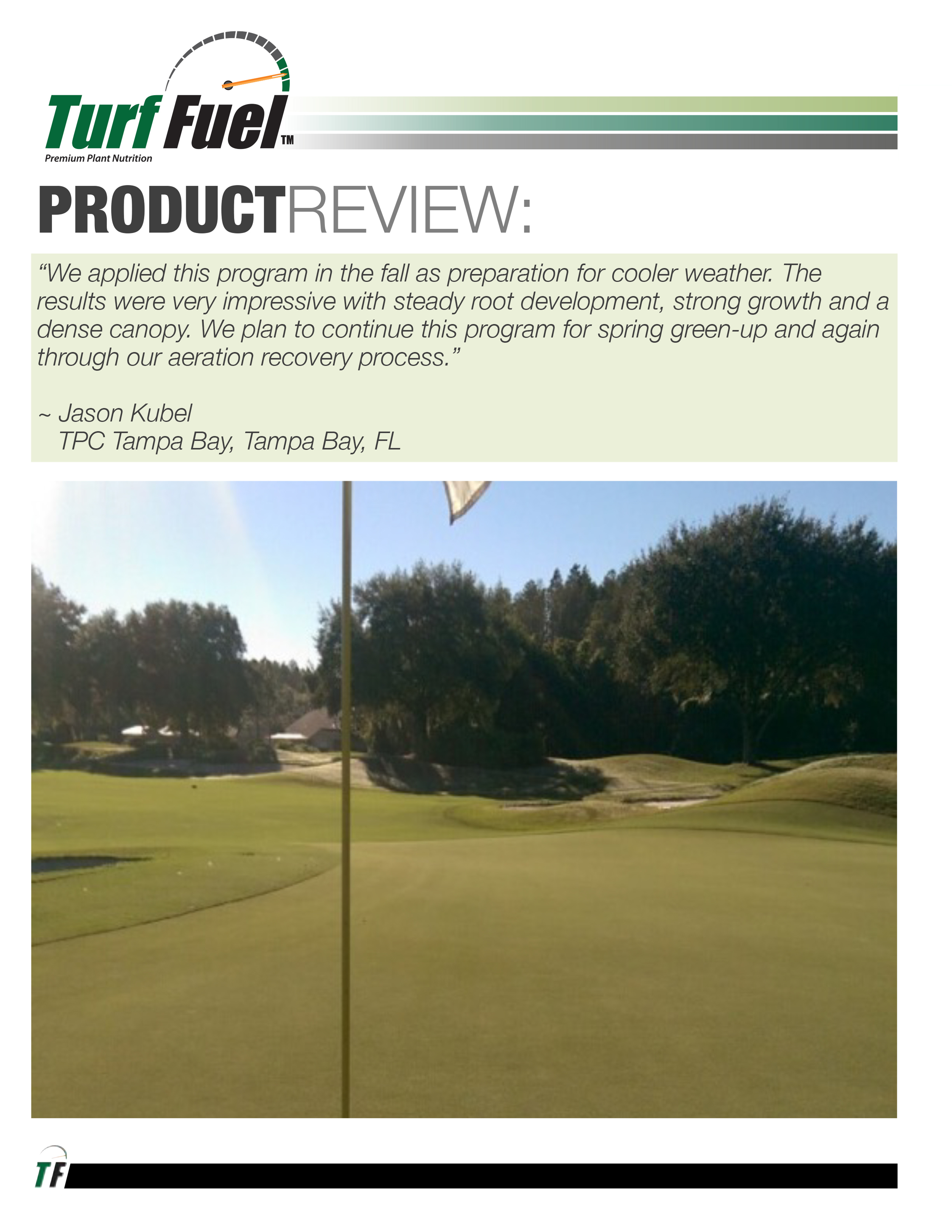 PRODUCT REVIEW TPC Tampa Bay