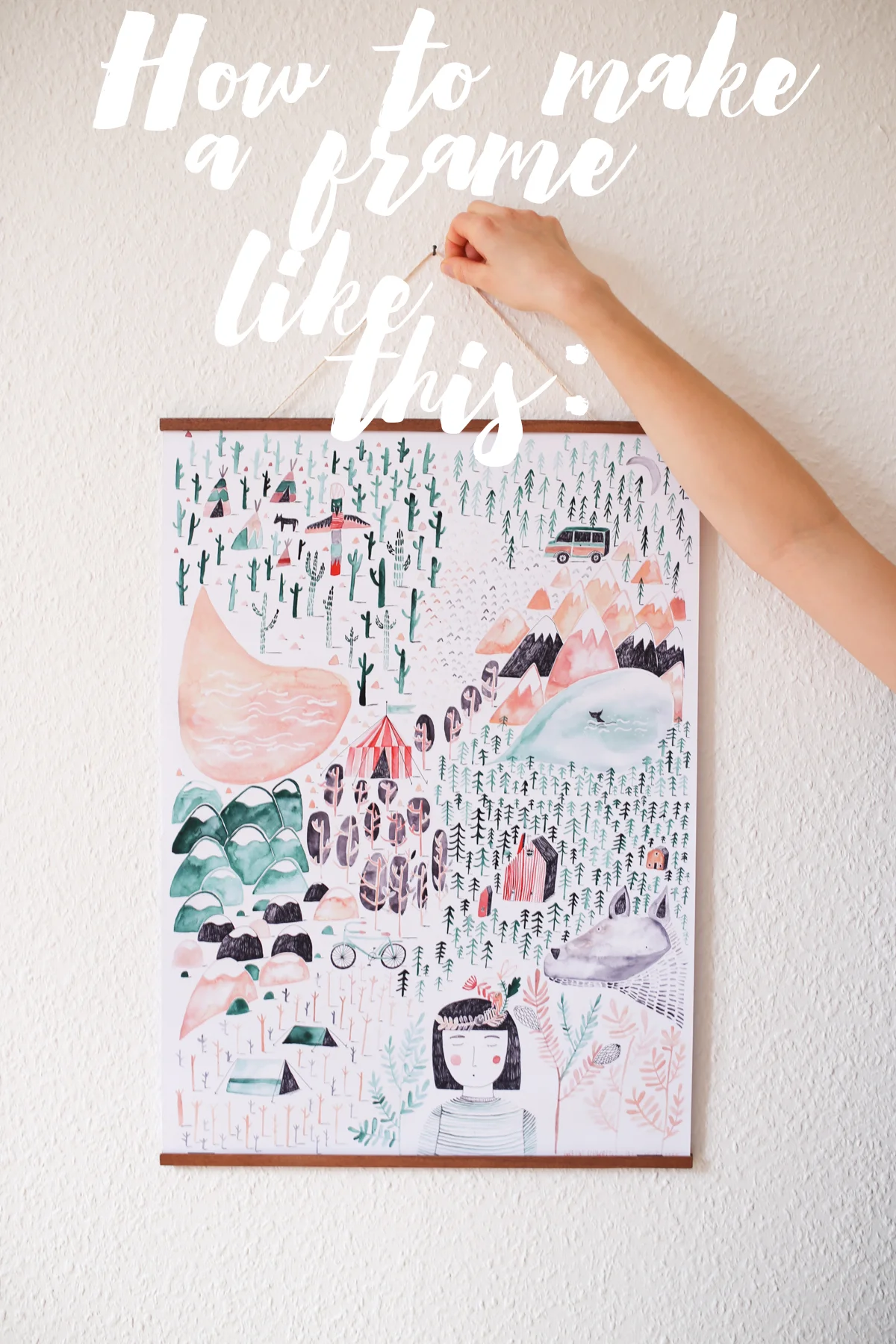 Diy How I Make A Frame Like This Herz Und Blut Interior Design Lifestyle Travel Blog