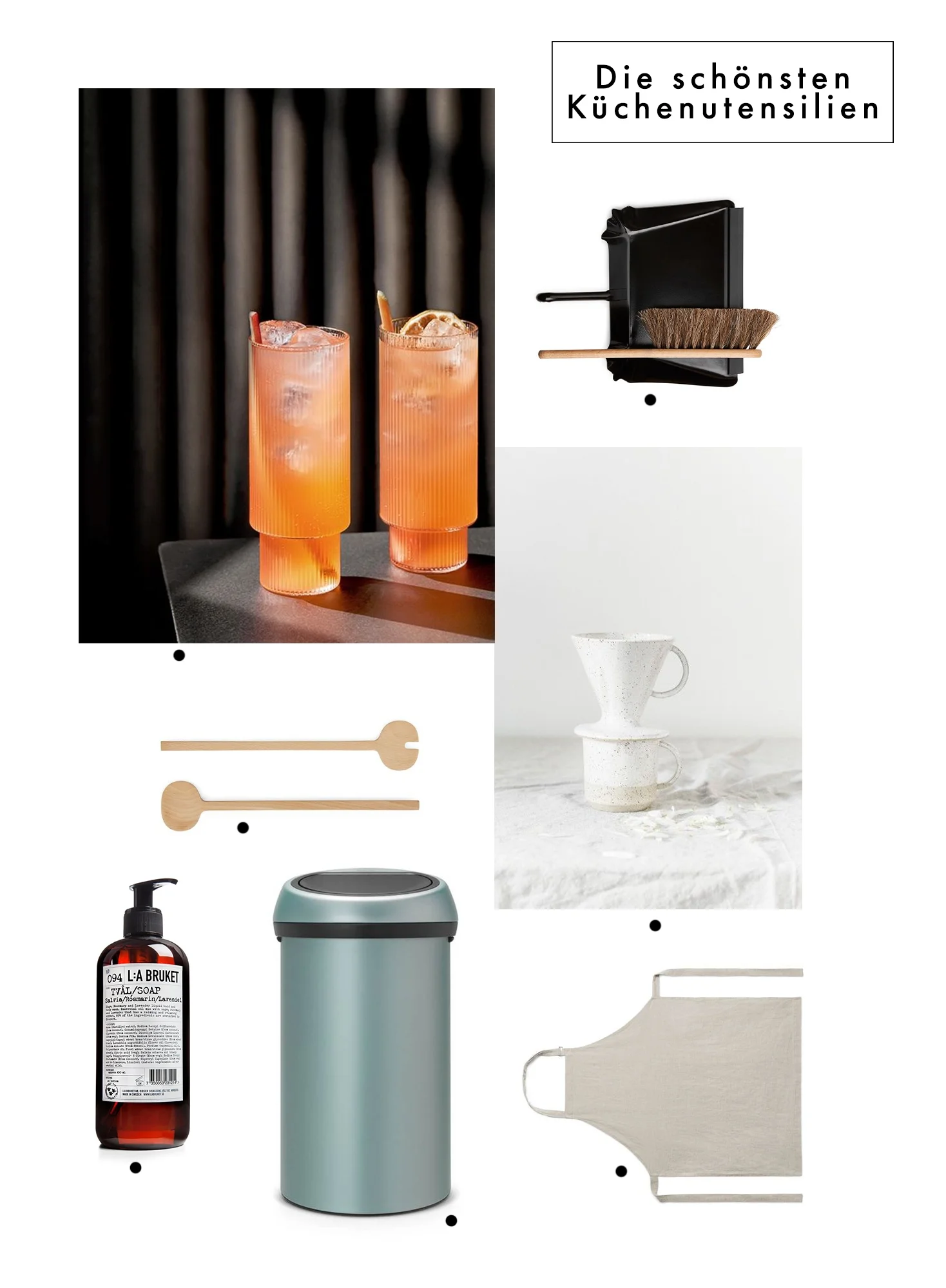 Die schönsten Küchenutensilien