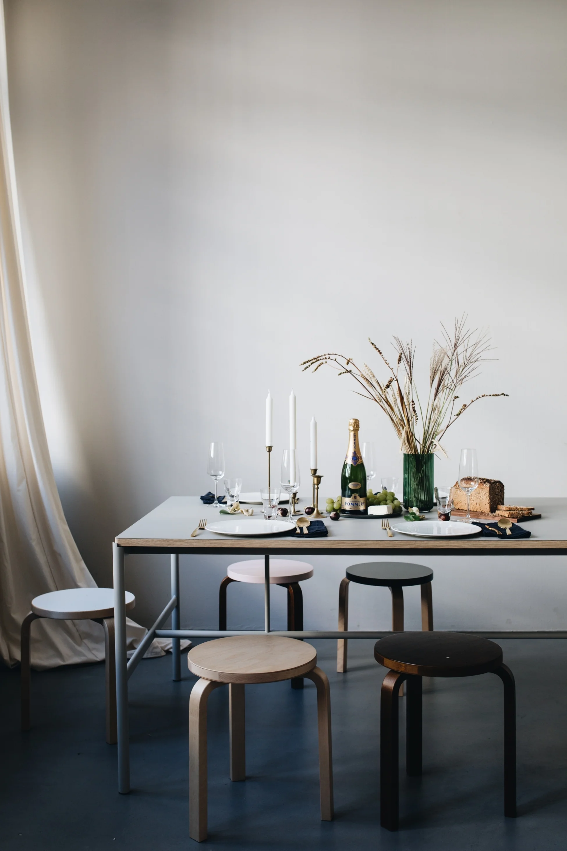 POMMERY Erntedank Tablesetting Herz&Blut