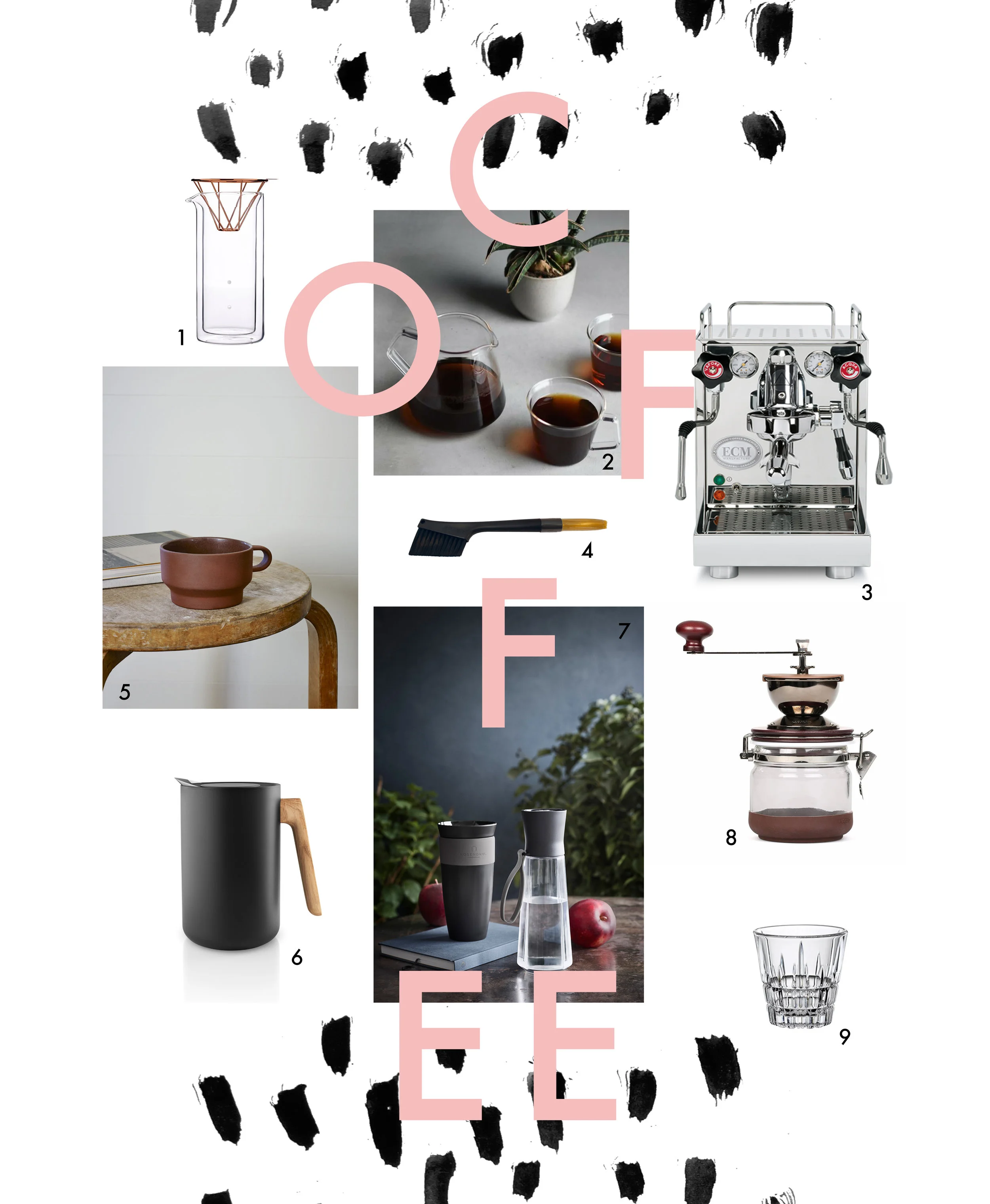 Die schönsten Kaffeeuntensilien