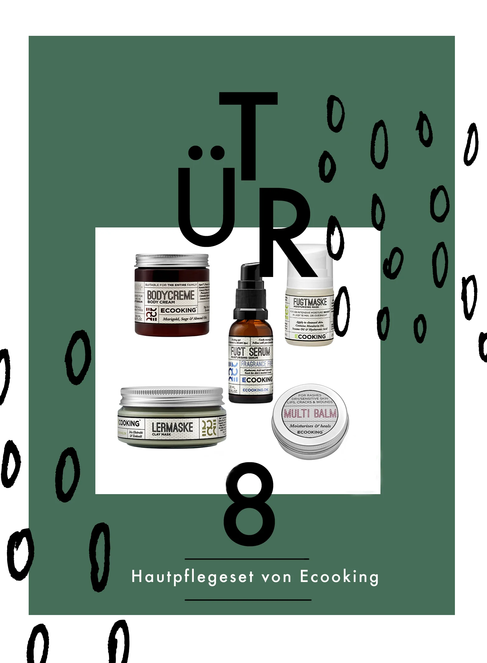 Tür 8: Hautpflegeset von Ecooking