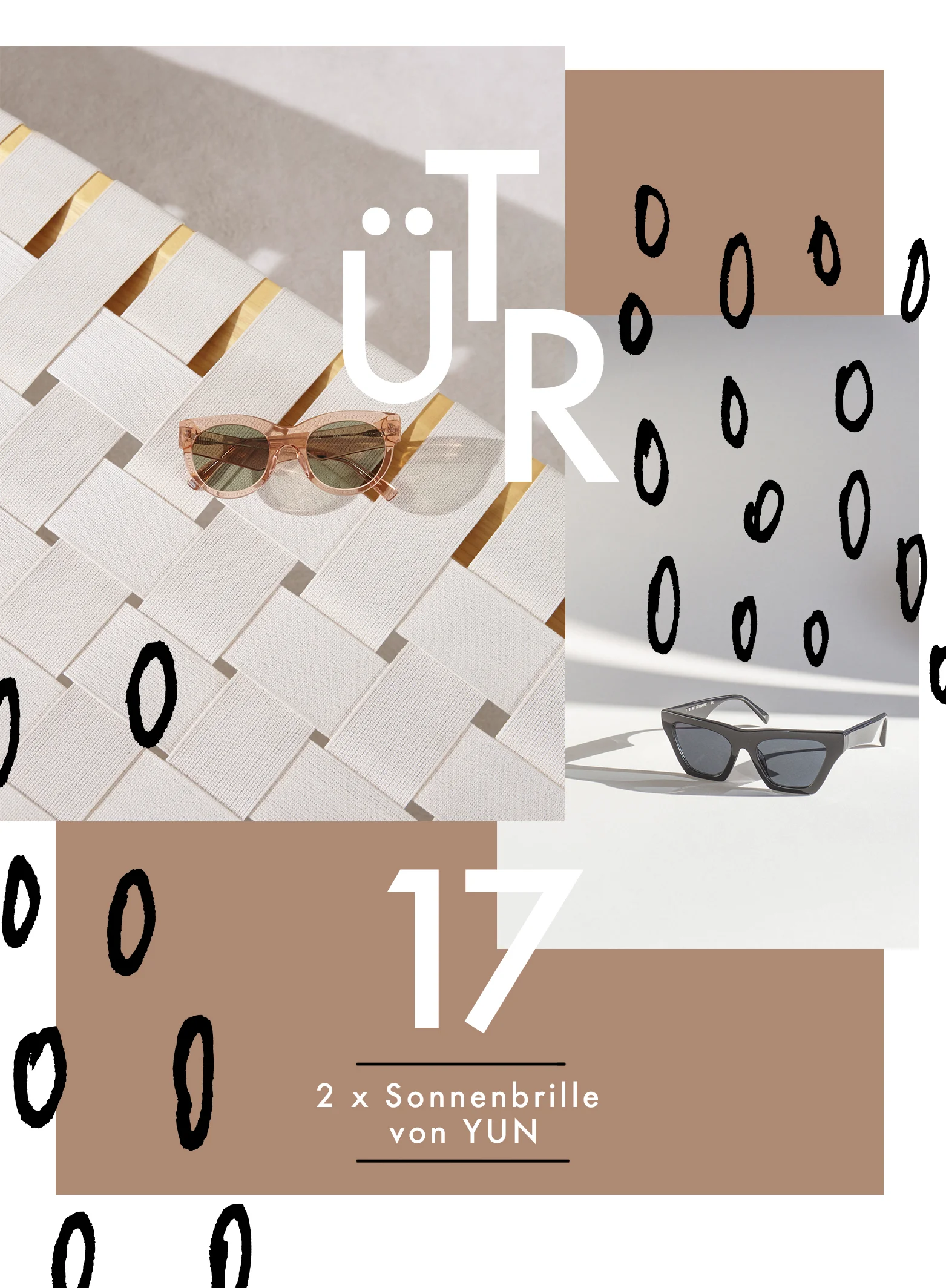 Tür 17: 2 x Sonnenbrille von YUN