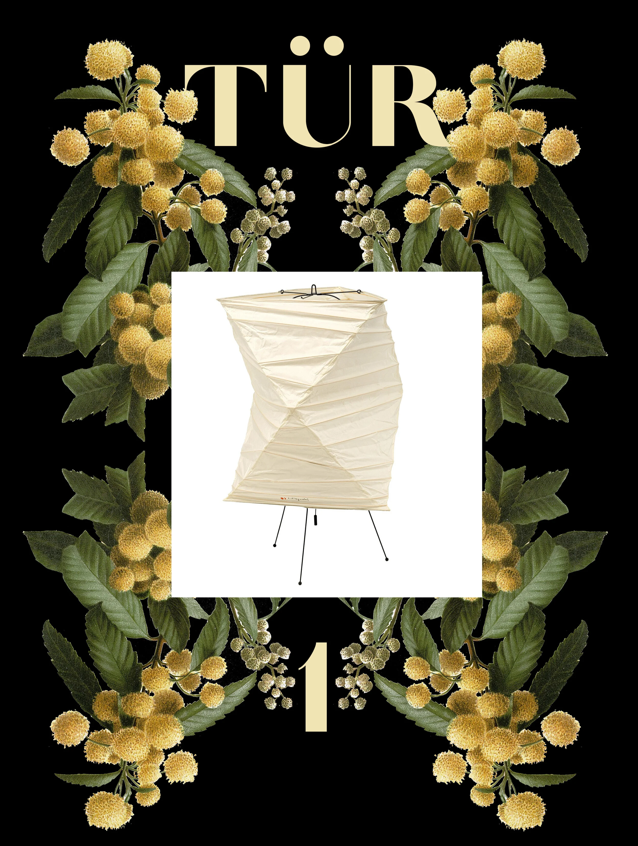 Tür 1:  Vitra Akari Tischleuchte 26N