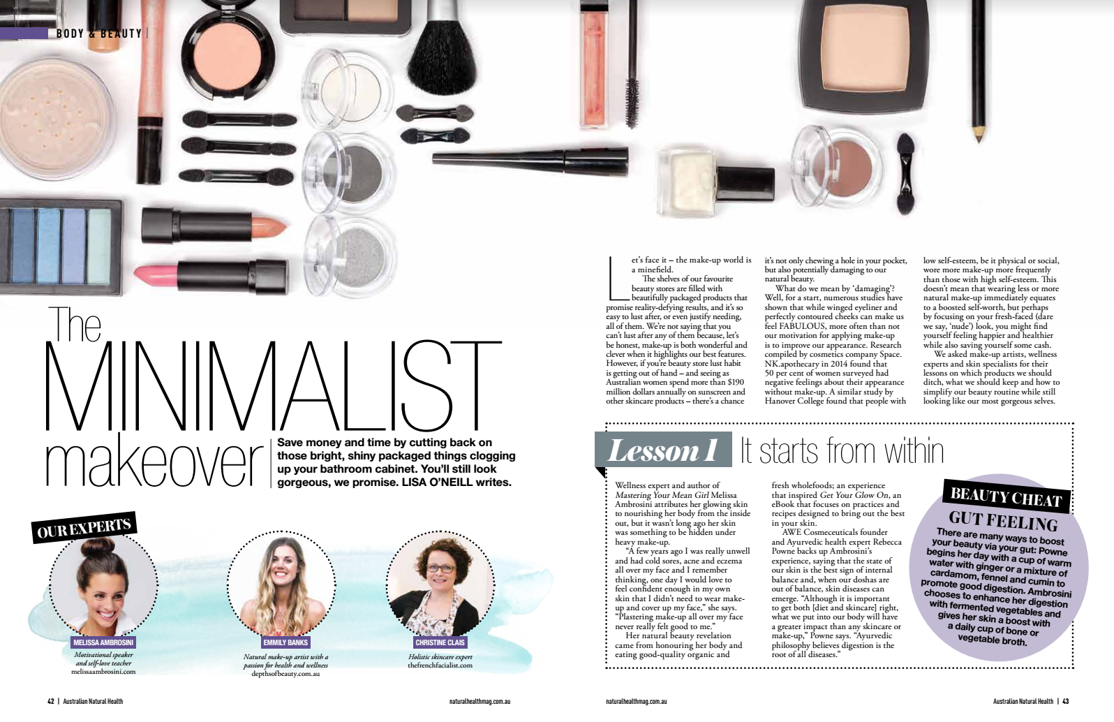 Austrlian Natural Health Magazine Feature