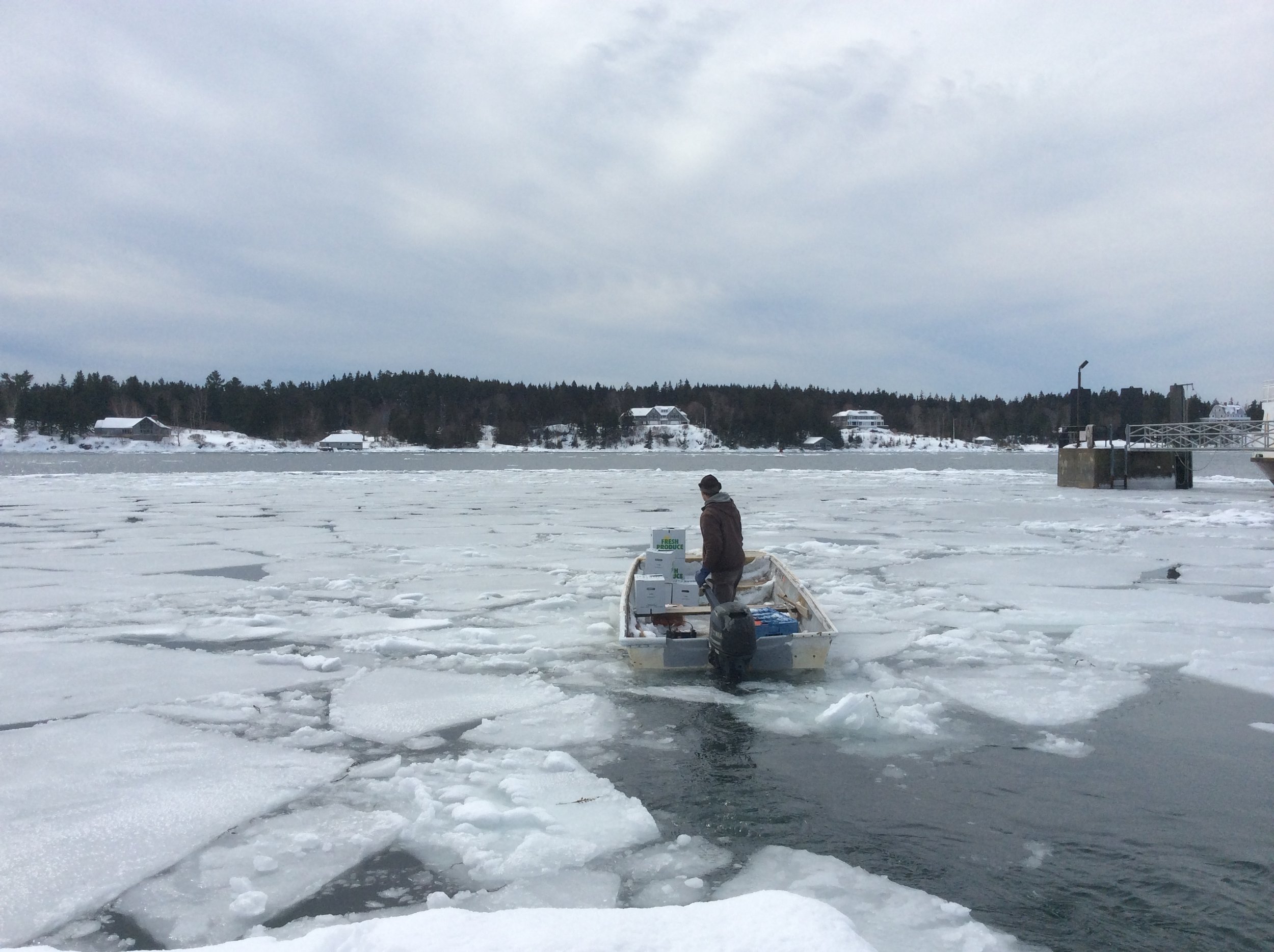 Winter Maine Islands Vinalhaven North Haven