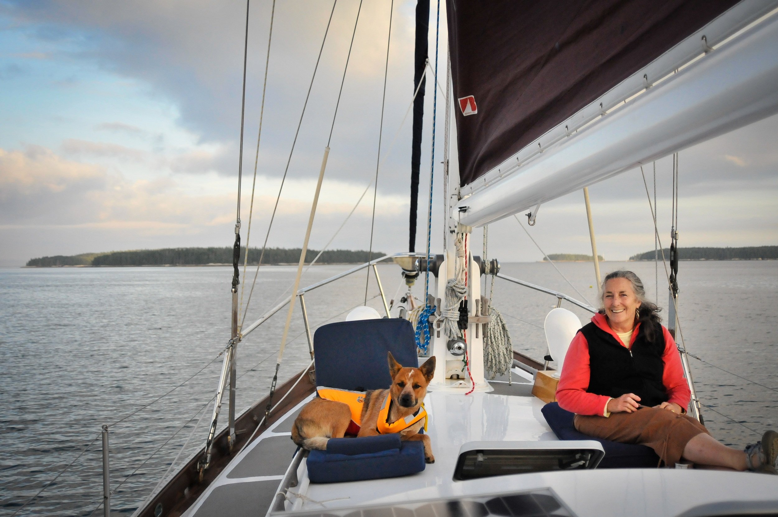 Sailing from Rockport to Merchant Row, Penobscot Bay