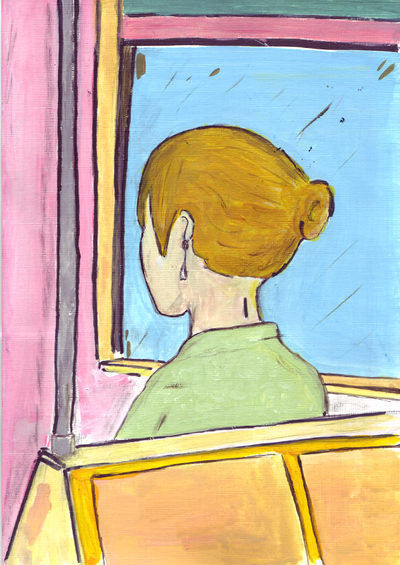 Girl On Bus