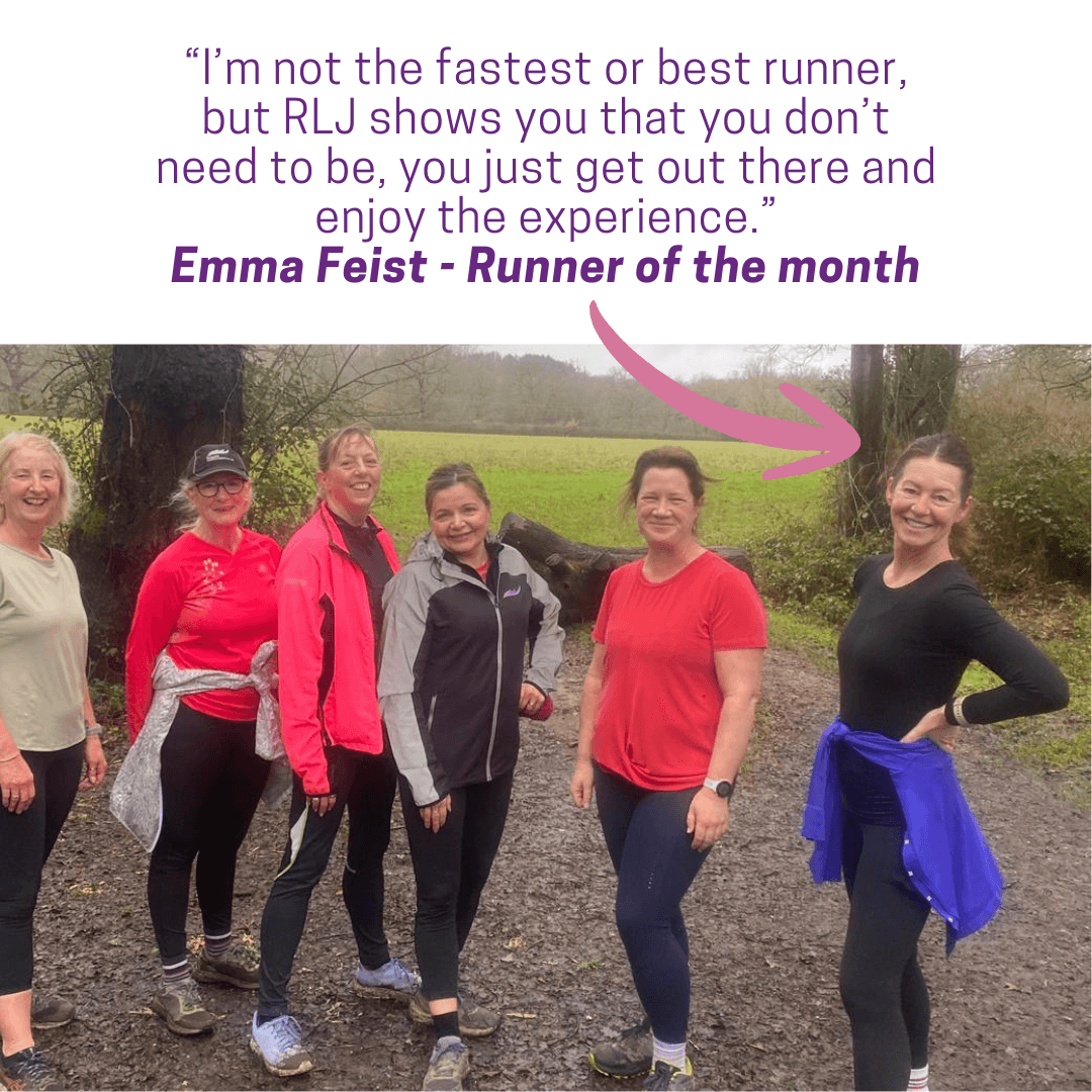 runner of the month reigate ladies joggers
