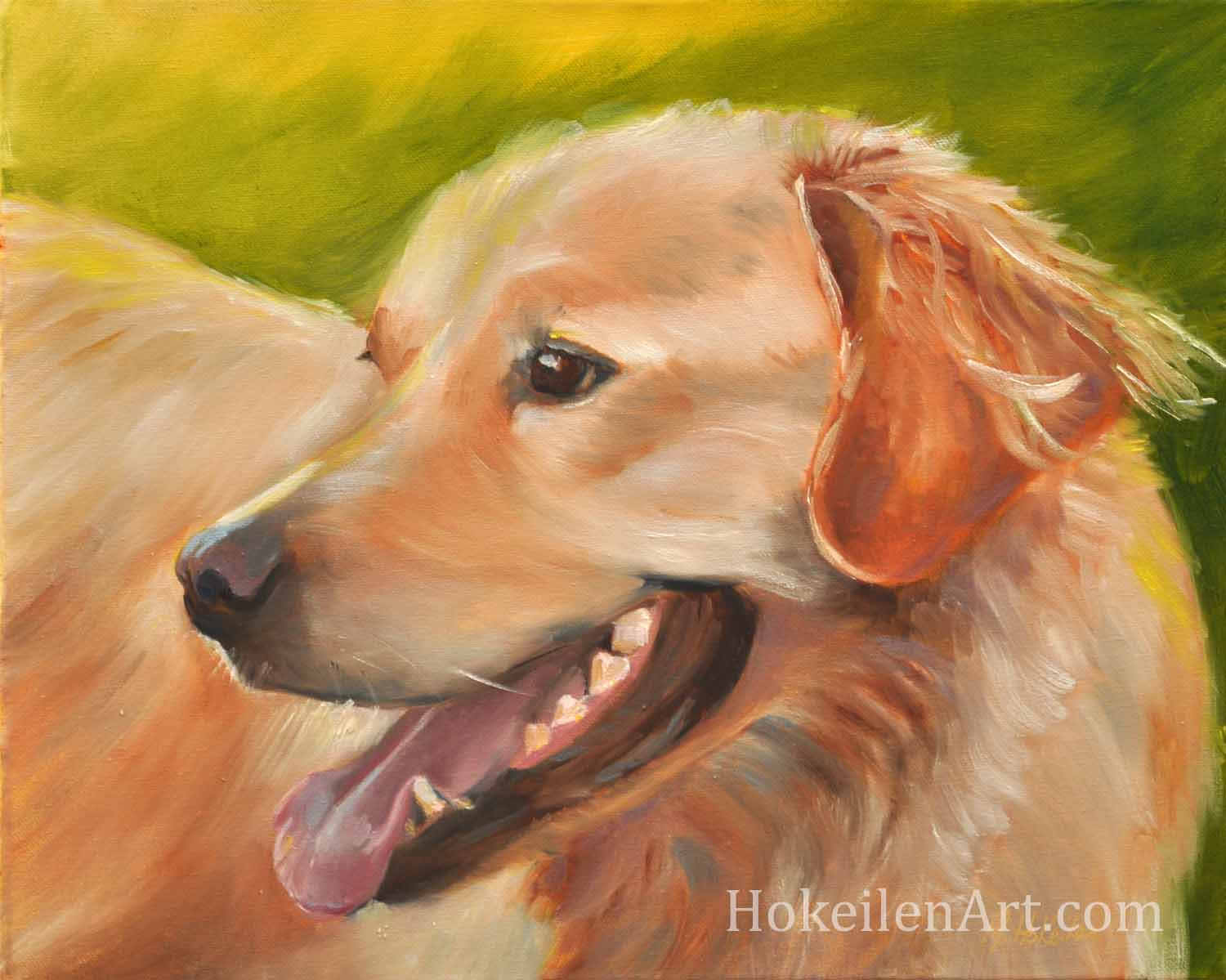 Bernie, oil on canvas, 18"x20"