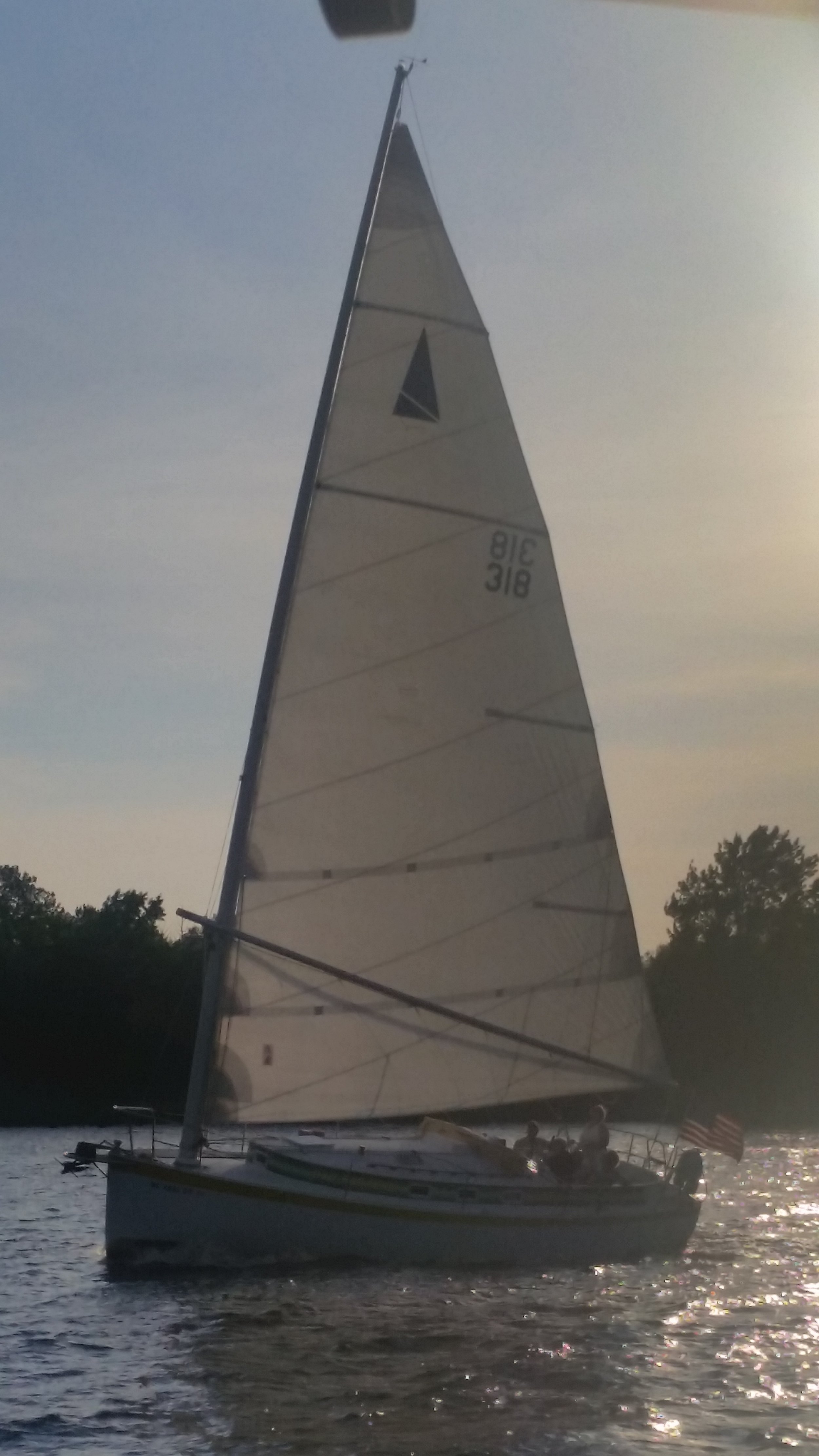 I got so many pictures of this sailboat tacking back and forth. There will definitely be a sailboat painting in my future!