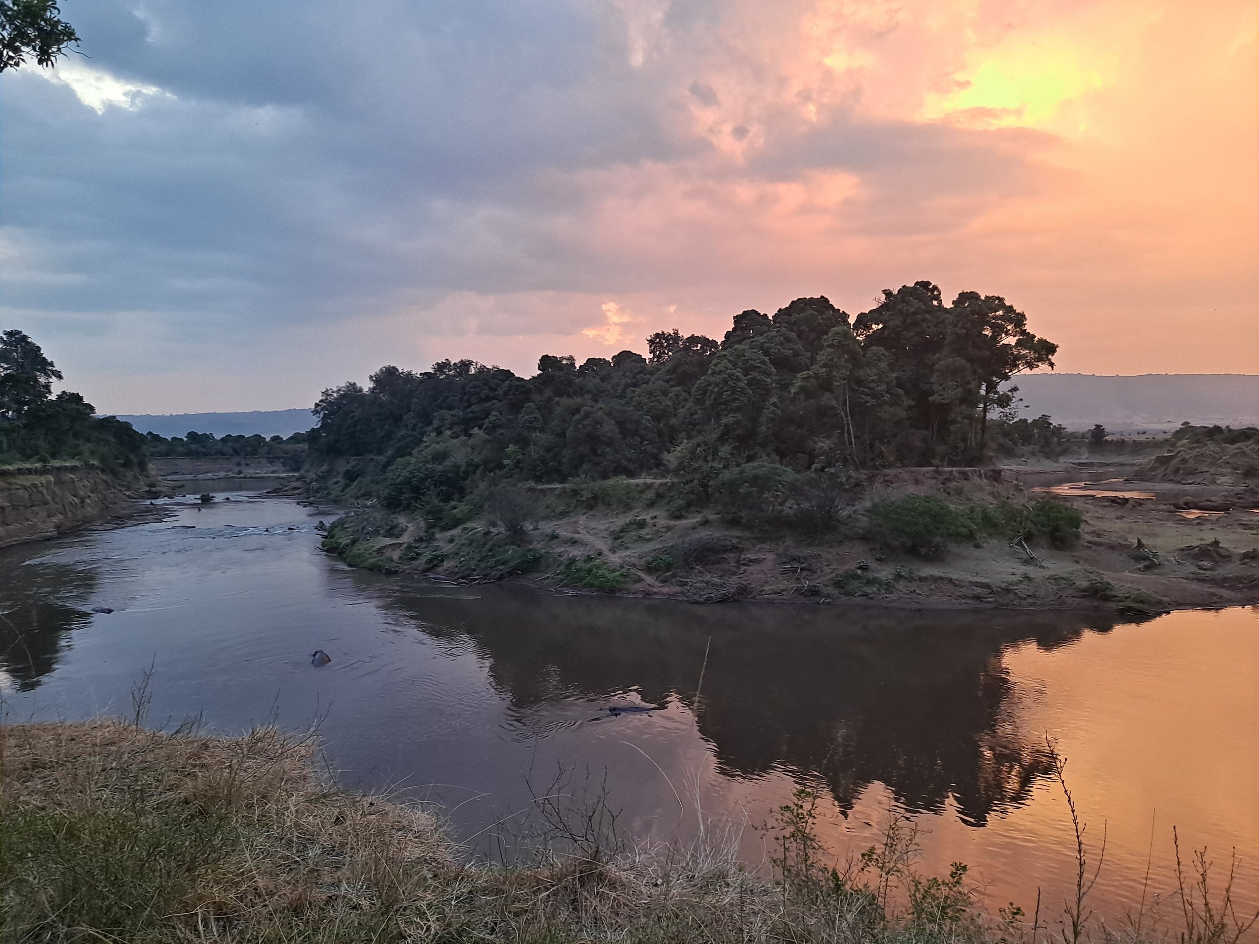 Sunset Over the Mara River