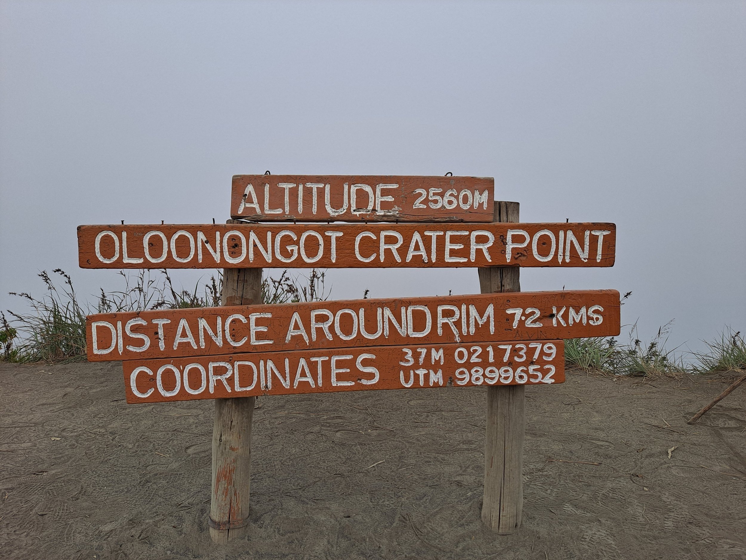 The Rim of the Caldera of Mt Longonot.