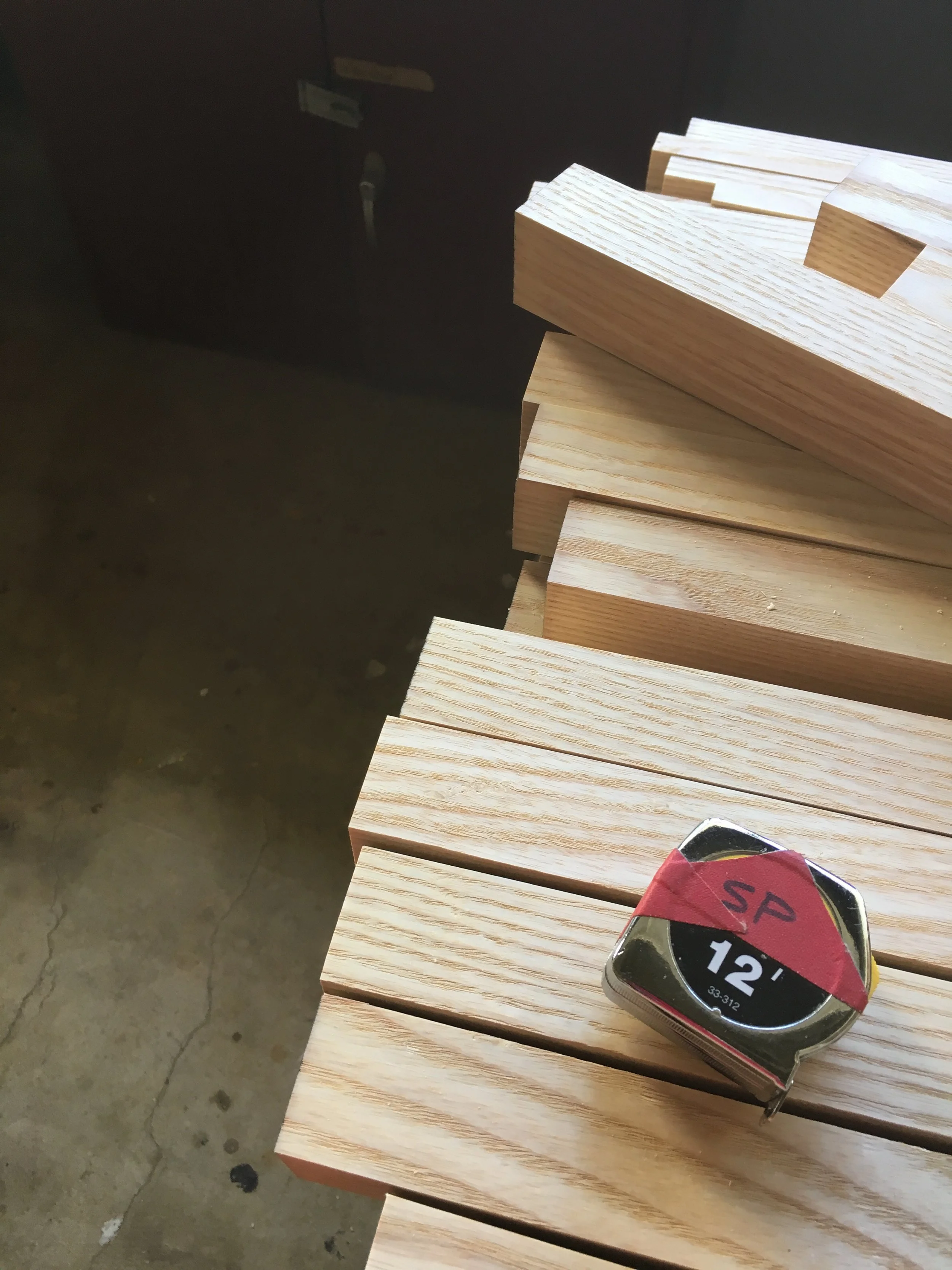 Ash prepared for lamination