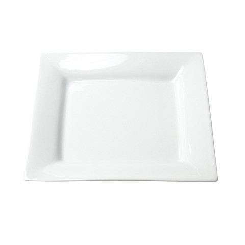 White Square Salad Plate Rental