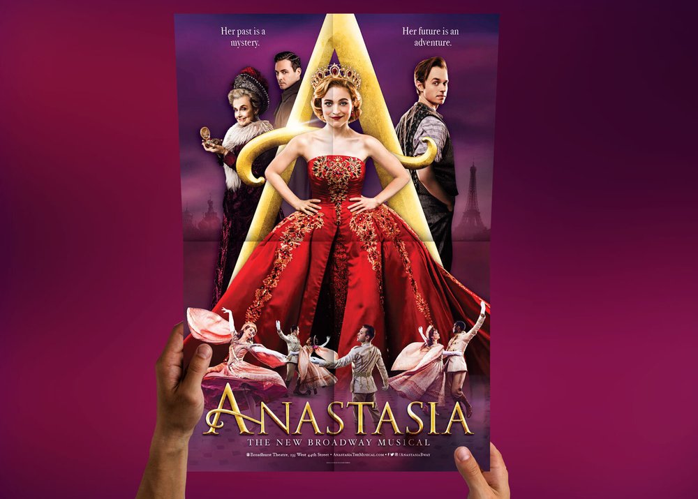 anastasia red dress broadway Anastasia (2017) I don't post many Broadway productions, but I love this one! There were several new songs added to the ones from the movie, and I really like all of them