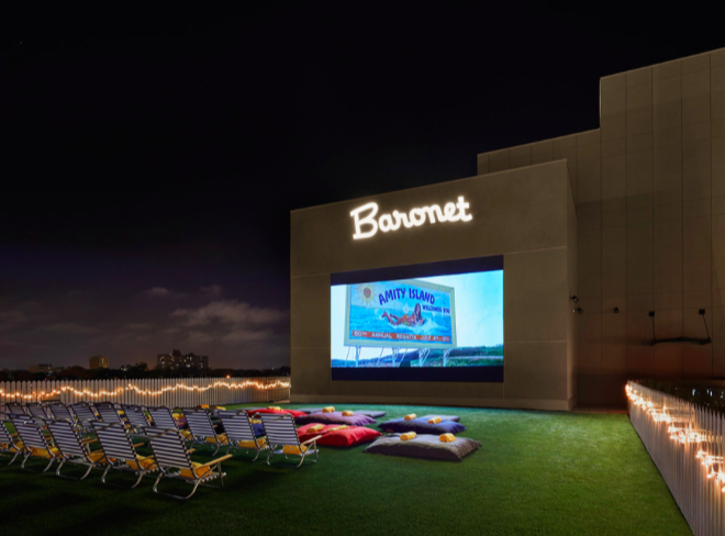  Rendering of Rooftop Movie Theater 