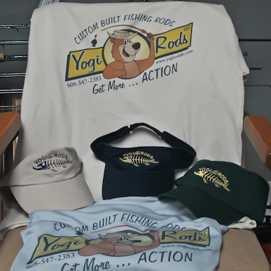 Don't forget to grab some Yogi Rods apparel!