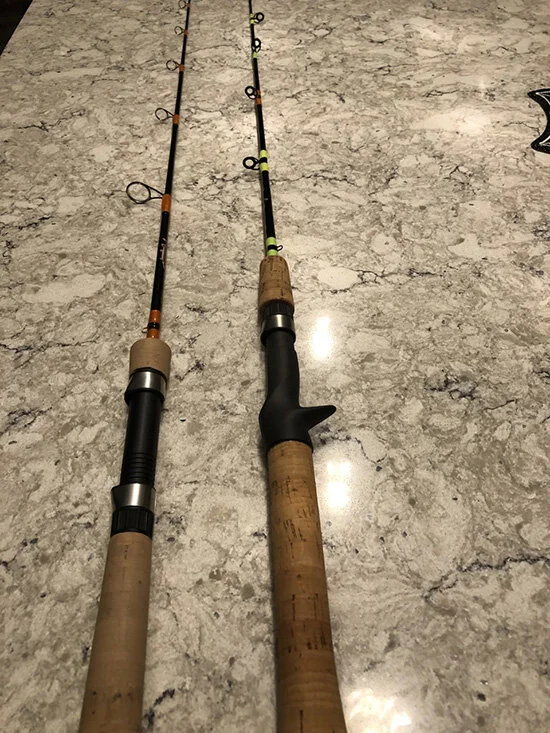 custom ice rods