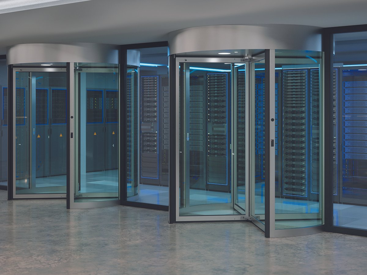 Crane Revolving Door: Data Cnters