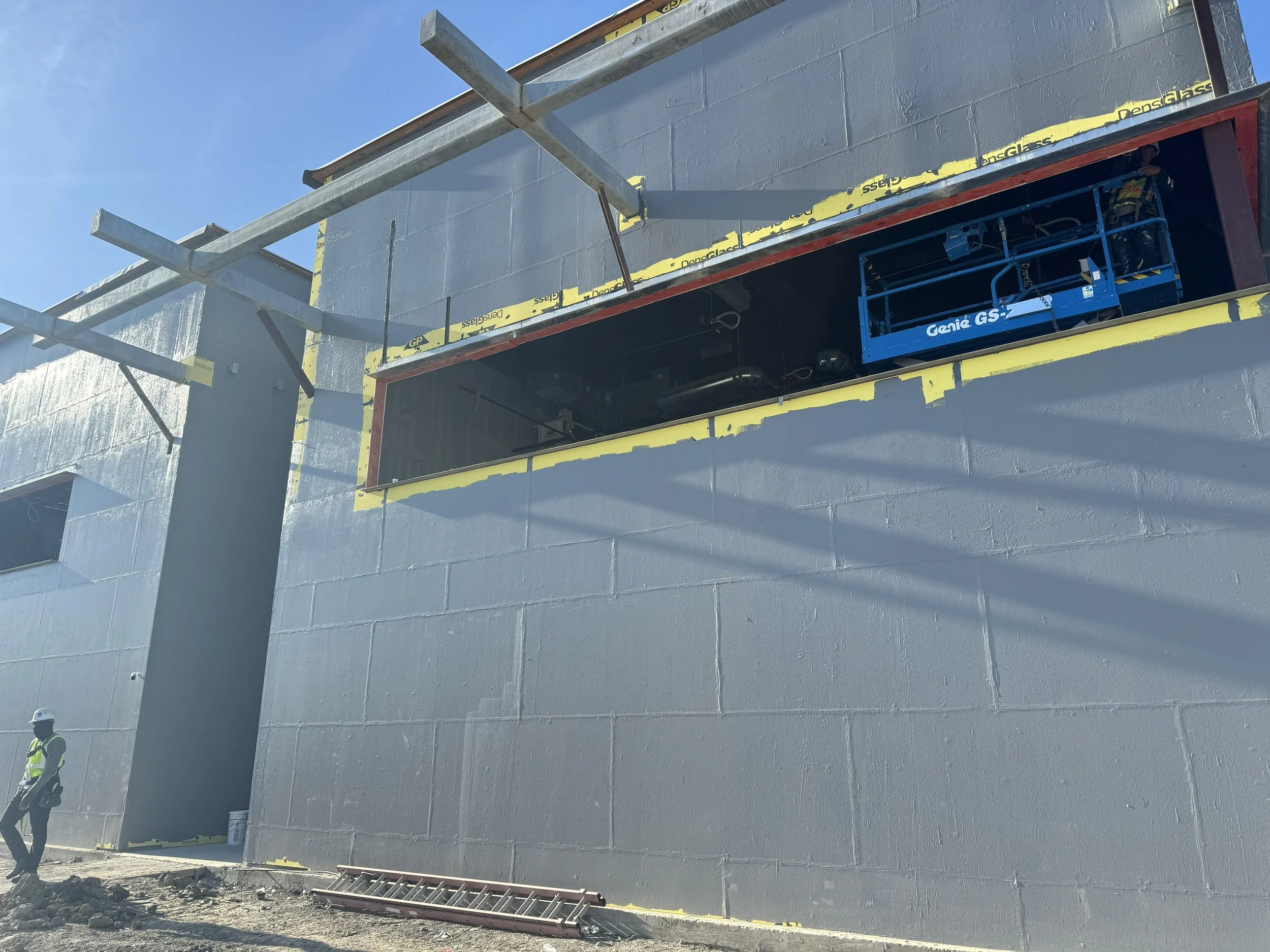 GE Elemax building-envelope transition detail for a K–12 school