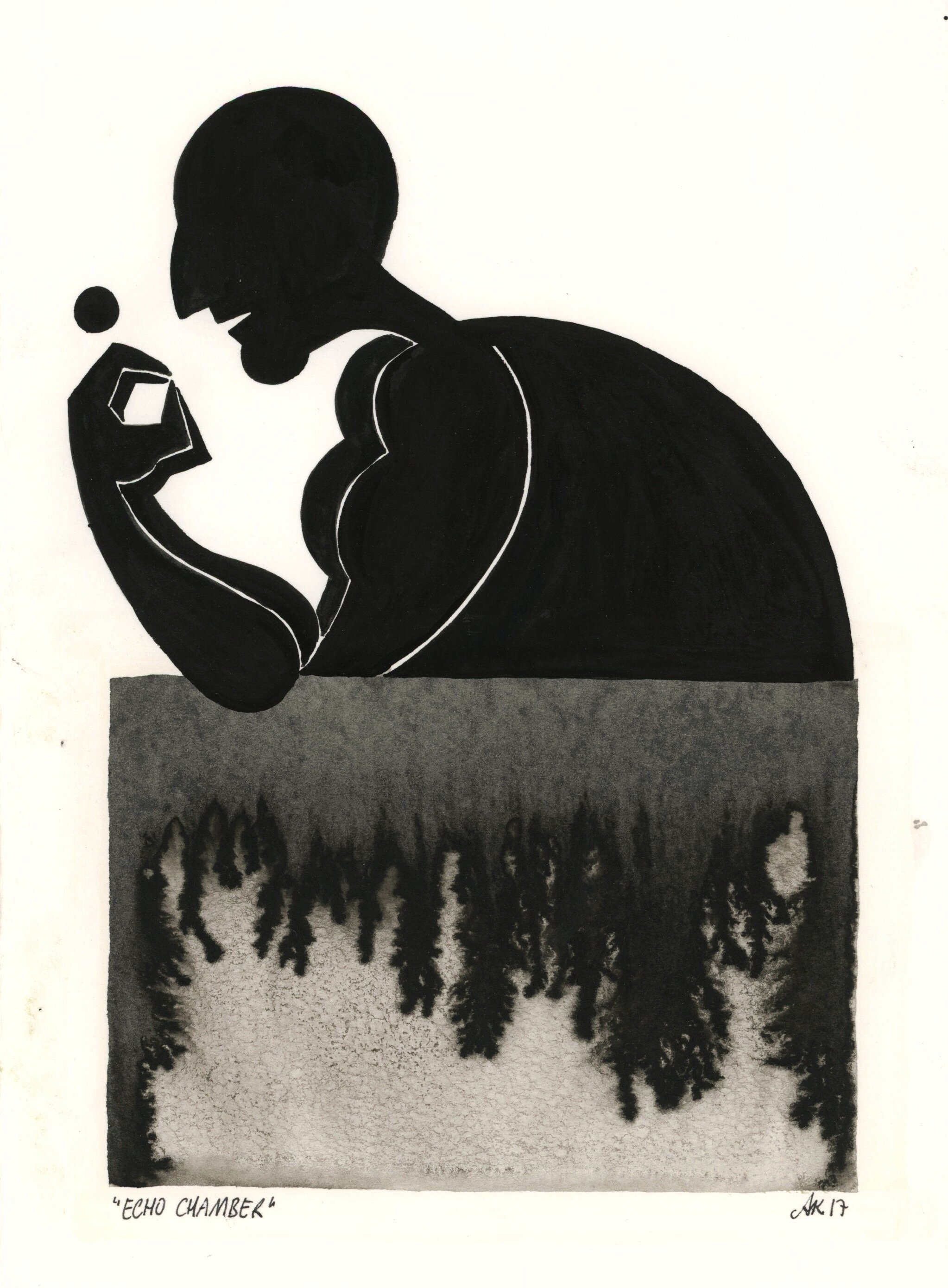 Echo Chamber 03 (18x24cm) €150