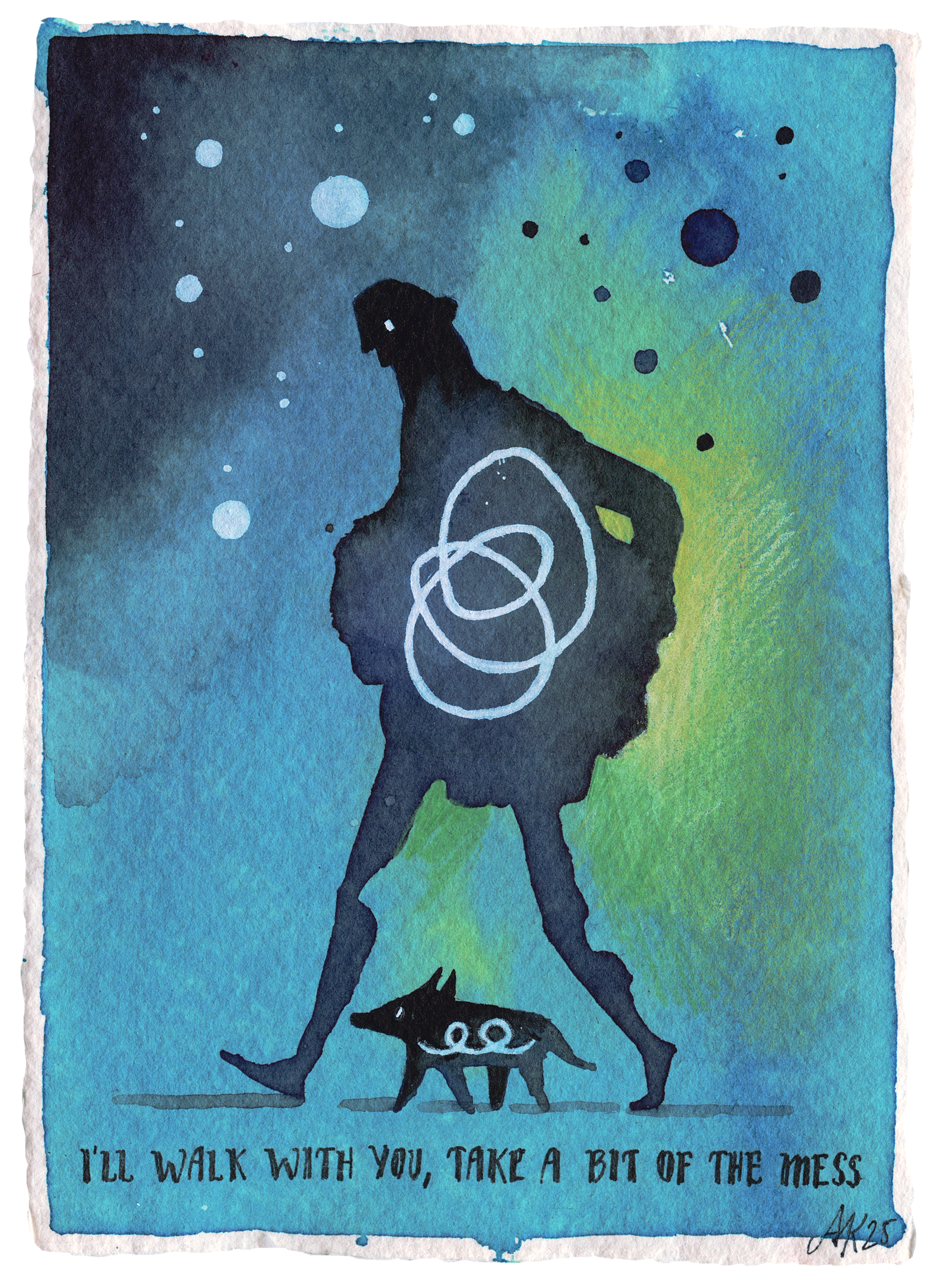 Postcards for The Weary: Walk With You