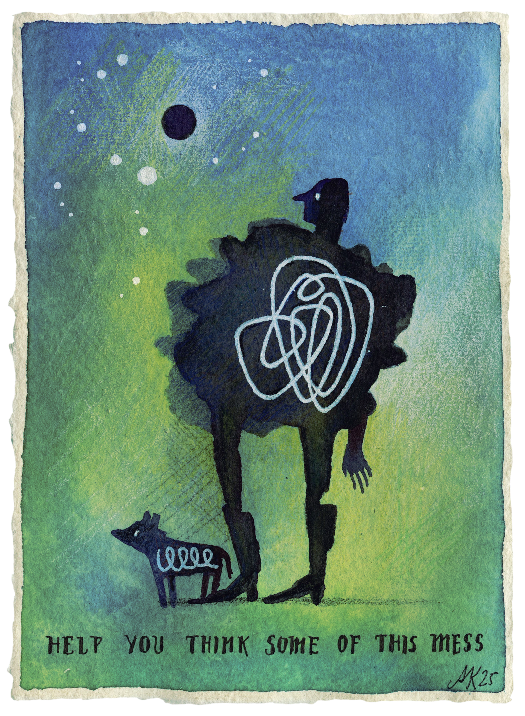 Postcards for The Weary: Help You Think