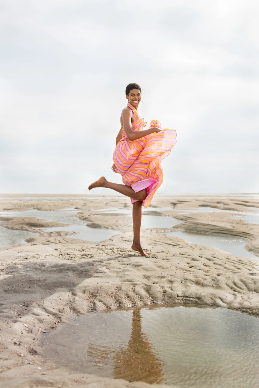 Tierra featured in the fashion editorial for summer issue of Paprika Southern