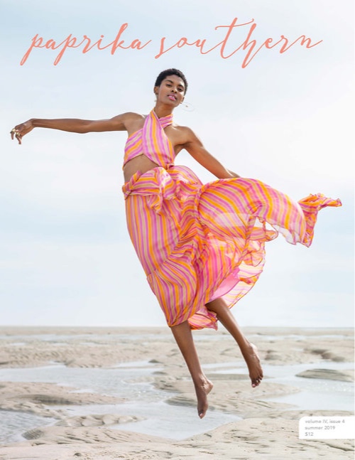 Tierra on the Cover of Paprika Southern Magazine