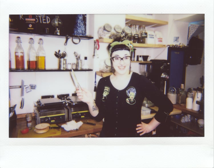 Chip Vicious, manager of the Dandy Horse (she's lovely)
