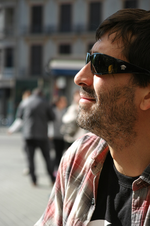 Tono chilling in Cafe Zurich, image made with a Sigma DP3 Merrill