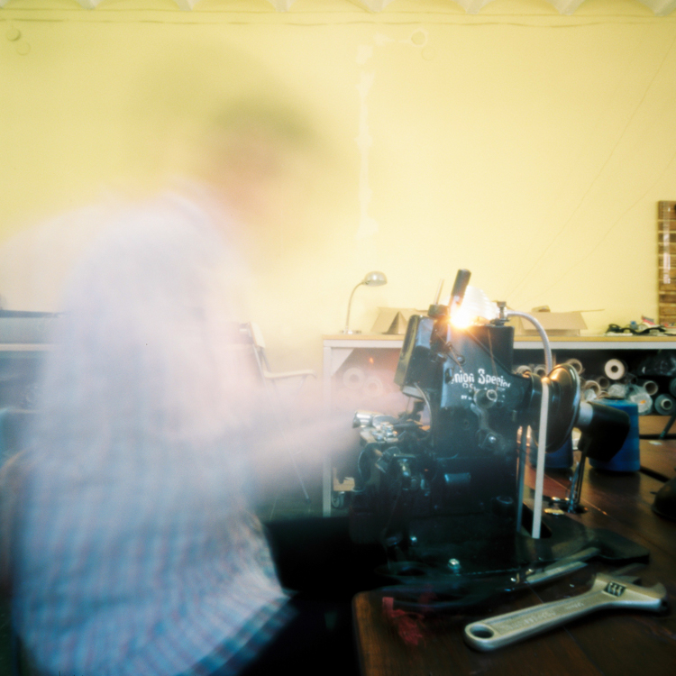 At work at the Union Special, image made with a Zero Image 69MF