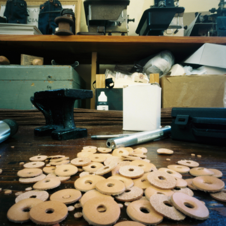 Leather work, image made with a Fuji GF670