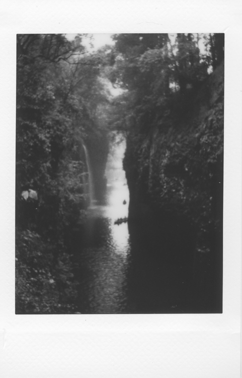 Takachiho gorge, made with a Fuji Instax Mini 90S