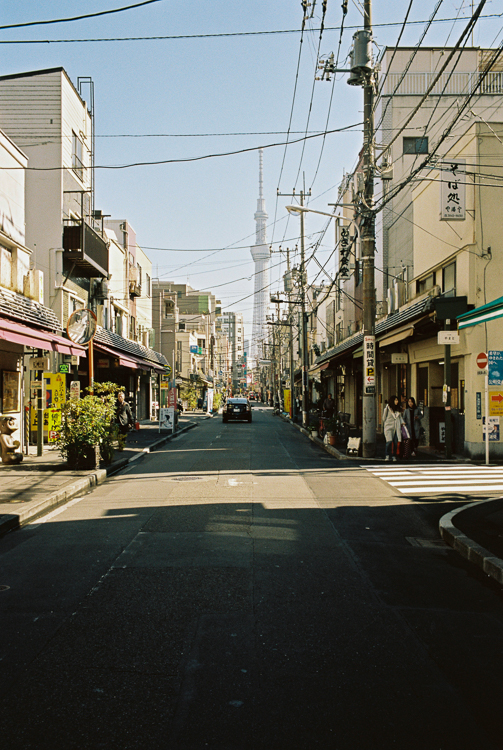 Tokyo Skytree, from somewhere near Asakusa