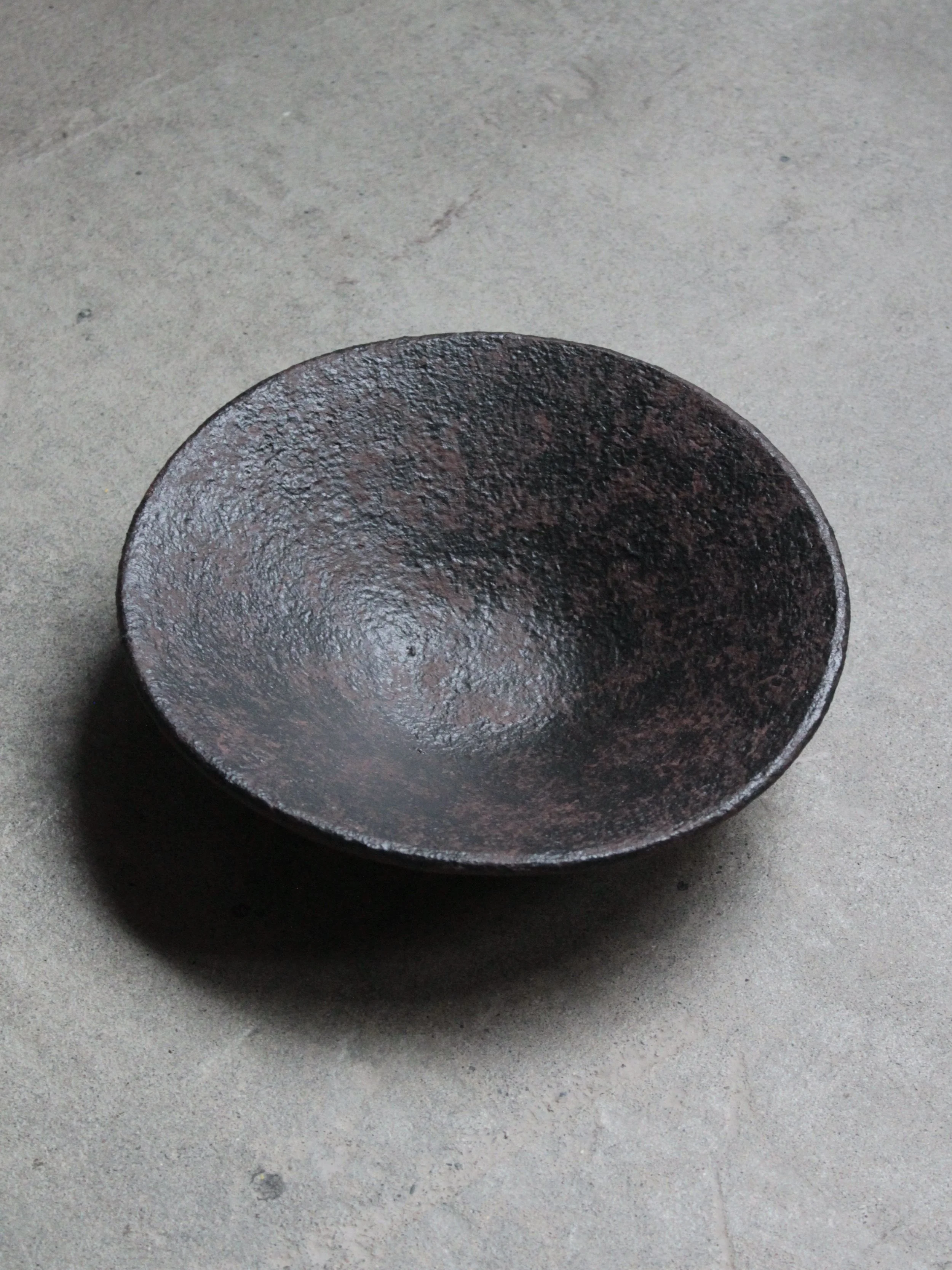 Medium Iron Glazed Bowl, #655