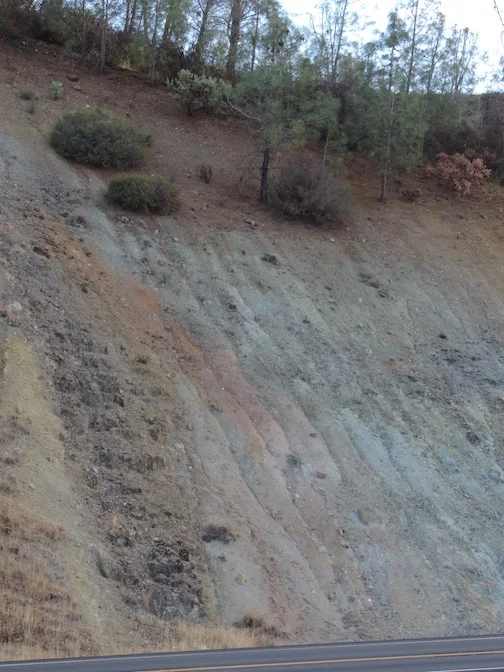 Serpentine Soil, Great Valley Sequence Hwy 20 - Lake County, CA