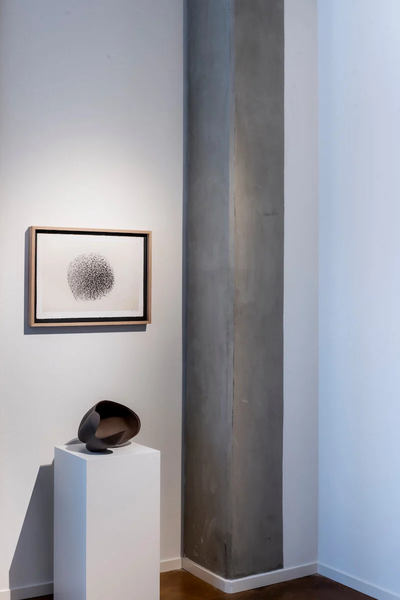 Søren Solkær - Black Sun no 3 pictured with Zoë Powell - Silk 6