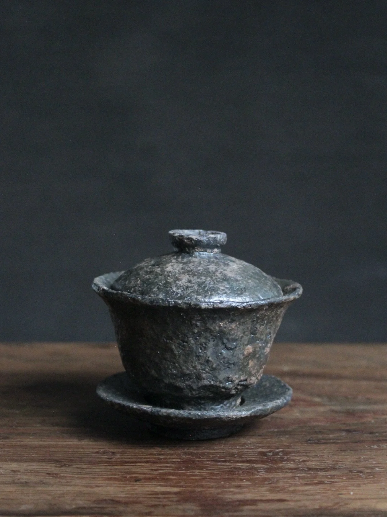 Gaiwan, 110 ml, Iron Glaze and Glacial Clay Finish, #530