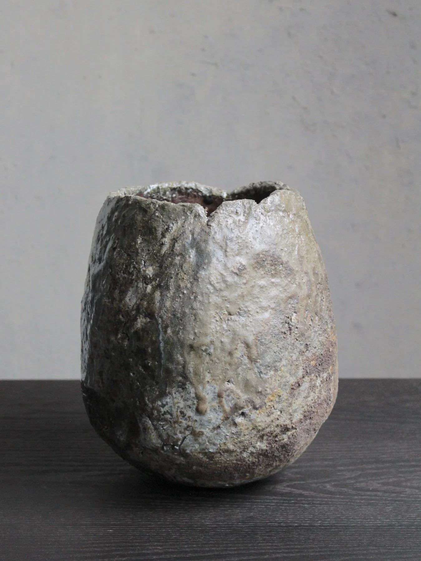 Natural Ash Glazed Vessel, #688