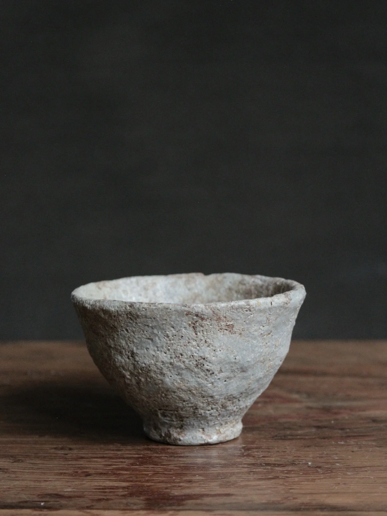 Tea Cup, 140 ml, Kaolin Slip and Ash Glaze, #486