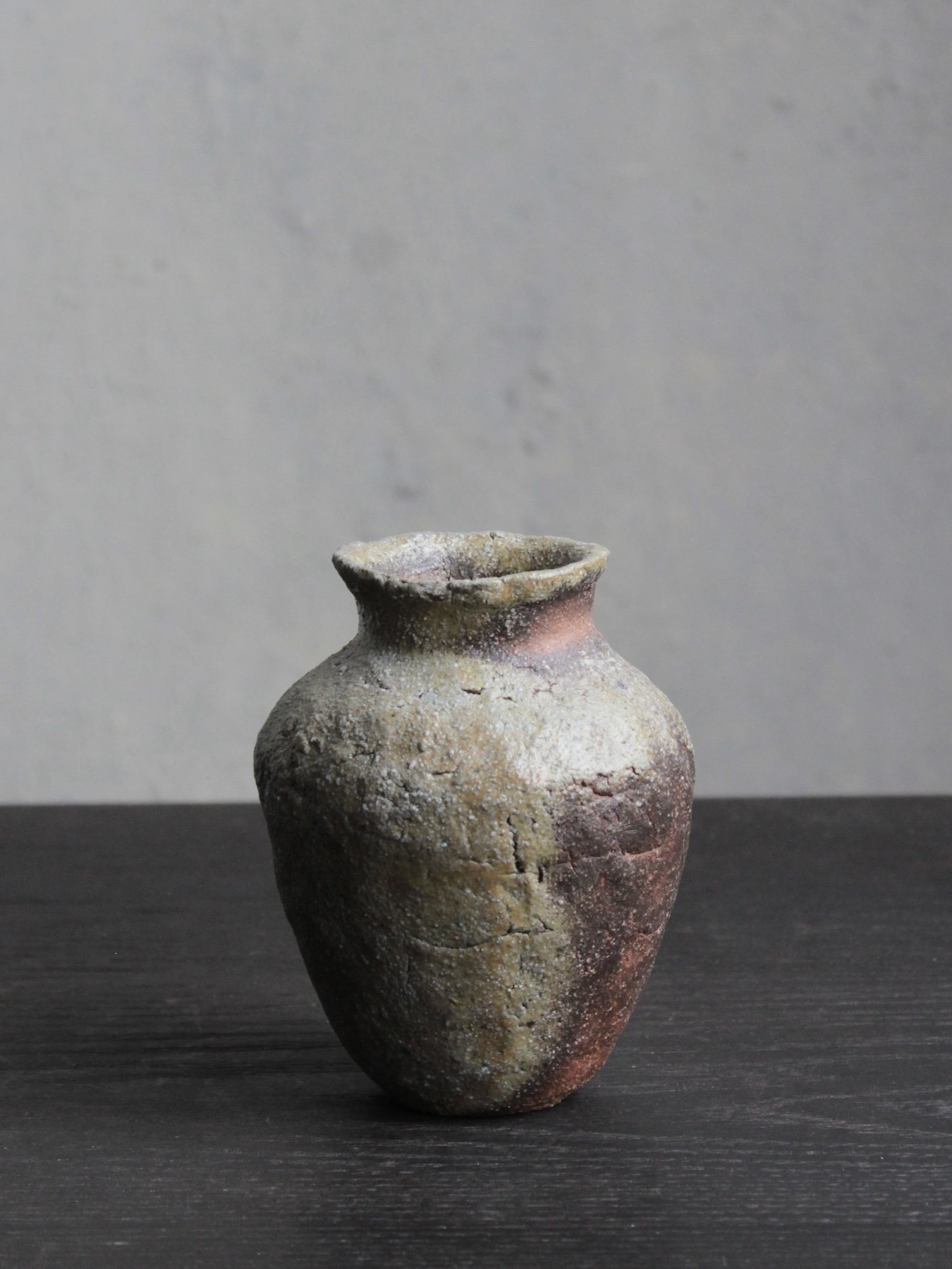 Small Natural Ash Glazed Vessel, #198