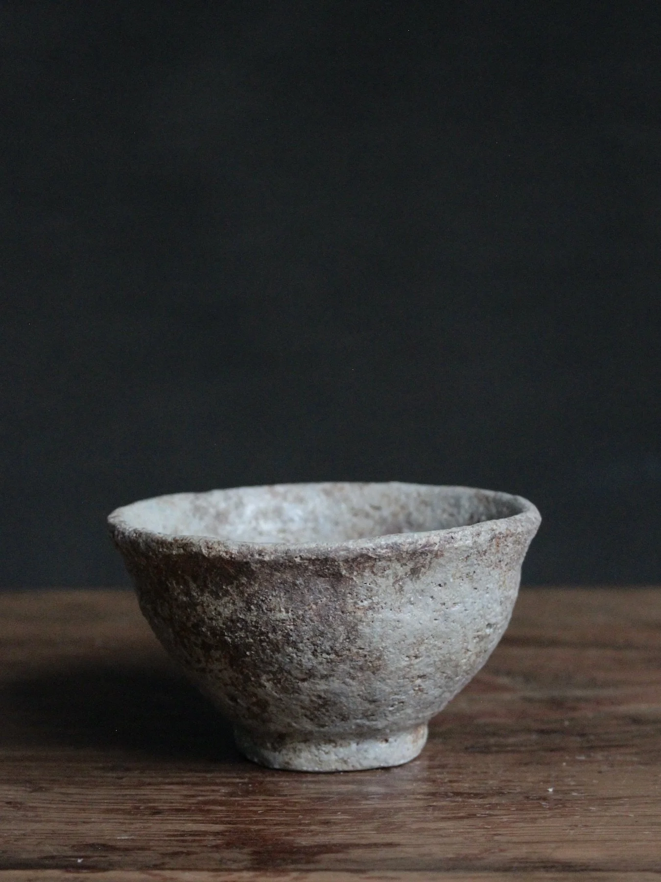 Tea Cup, 185 ml, Kaolin Slip and Ash Glaze, #490