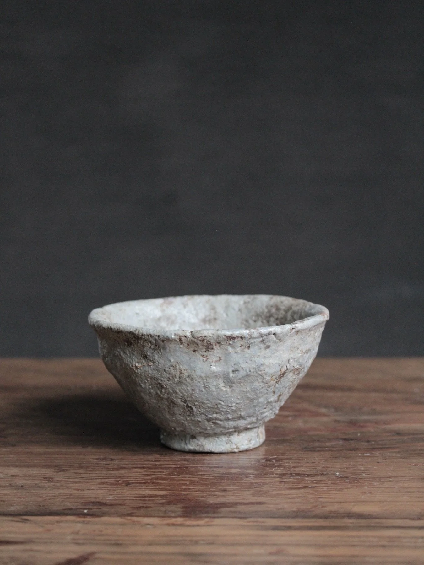 Tea Cup, 165 ml, Kaolin Slip and Ash Glaze, #487