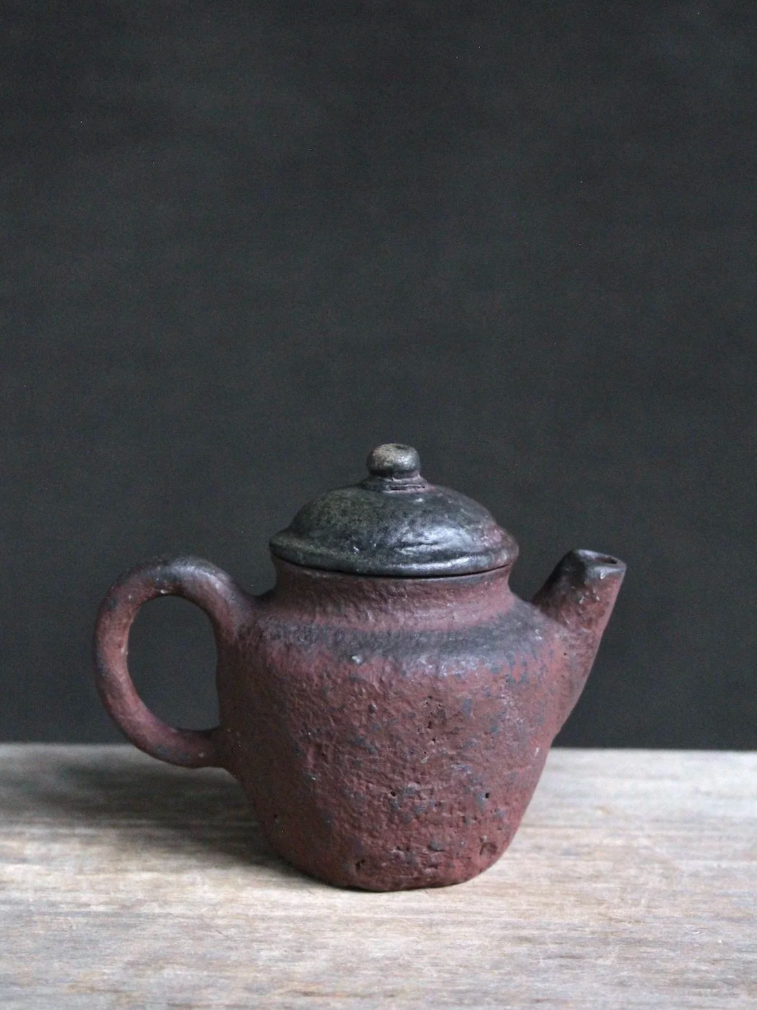 Natural Ash Glazed Gongfu Teapot, 130 ml, #676