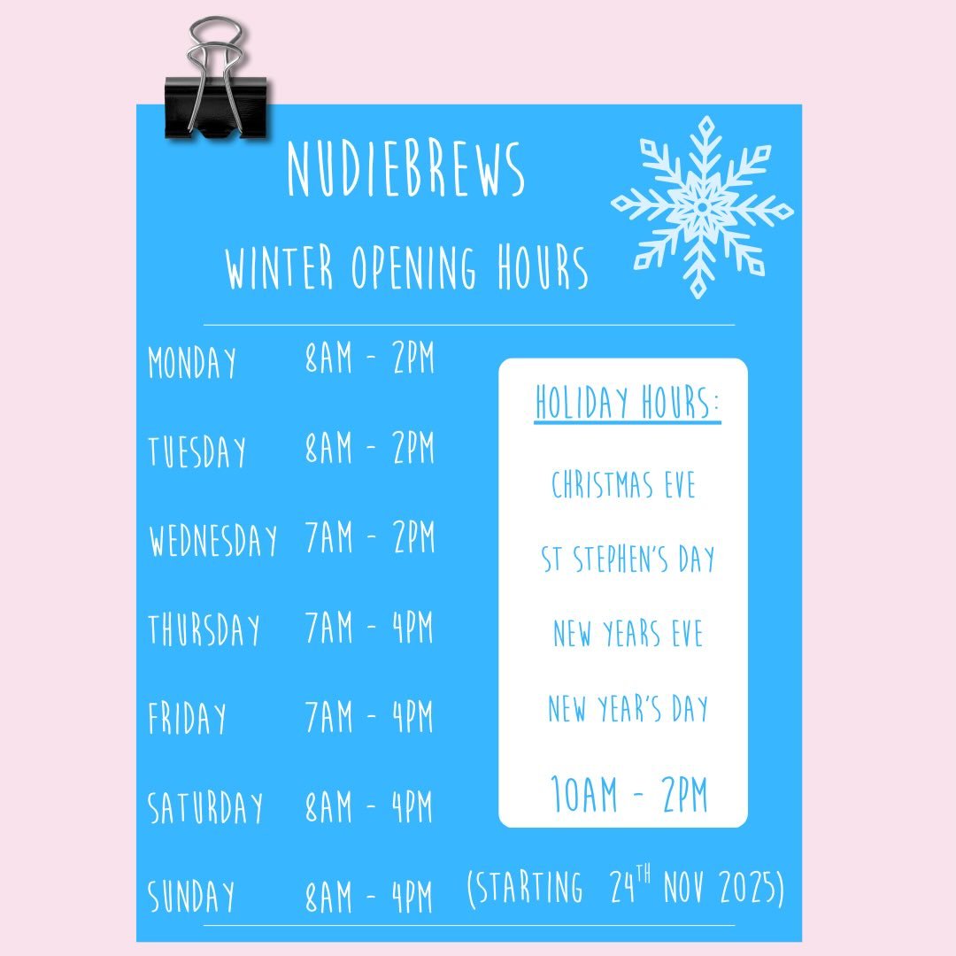 ❄️ Winter Opening Hours ❄️