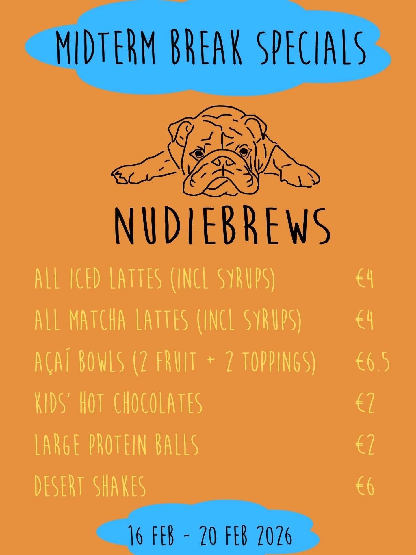 School&rsquo;s Out! So we&rsquo;ve put on some specials for those visiting us this week. Enjoy!