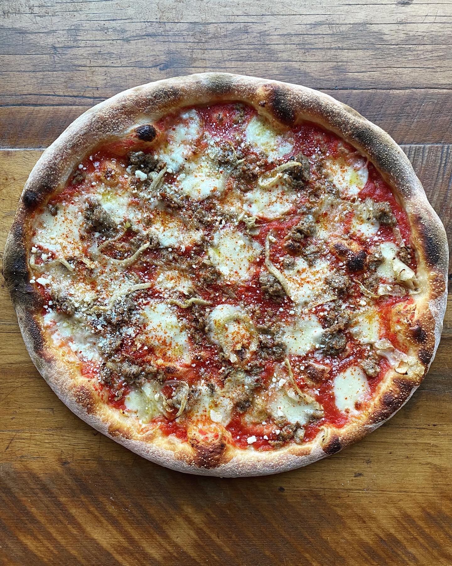 Sausage &amp; Fennel Special 

Sauce, mozzarella, fennel sausage, roasted fennel, pecorino. 

Back for a limited time! #getit